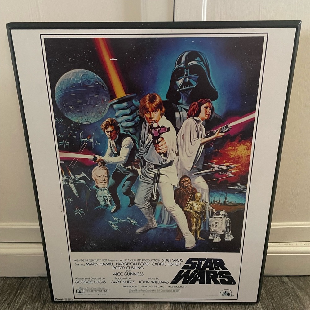 Star Wars plaque wall decor